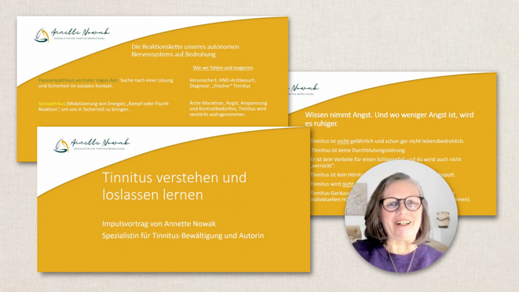 Vortrag von Annette Nowak im Rahmen der Tinnitus Awareness Week der &Ouml;TL
